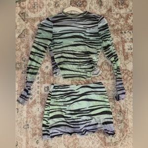 Princess polly 2 piece mesh set with lined bottoms